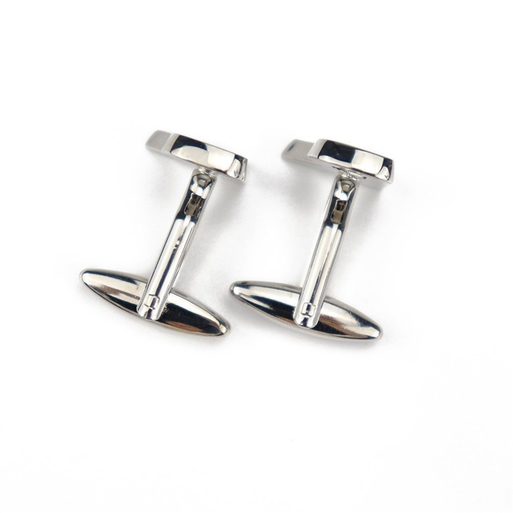 Silver Initial Cufflinks